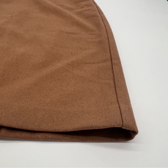 J.Crew The Pencil Skirt Wool Blend Camel Brown Size 4 Style 46575 FA17 - Picture 7 of 9